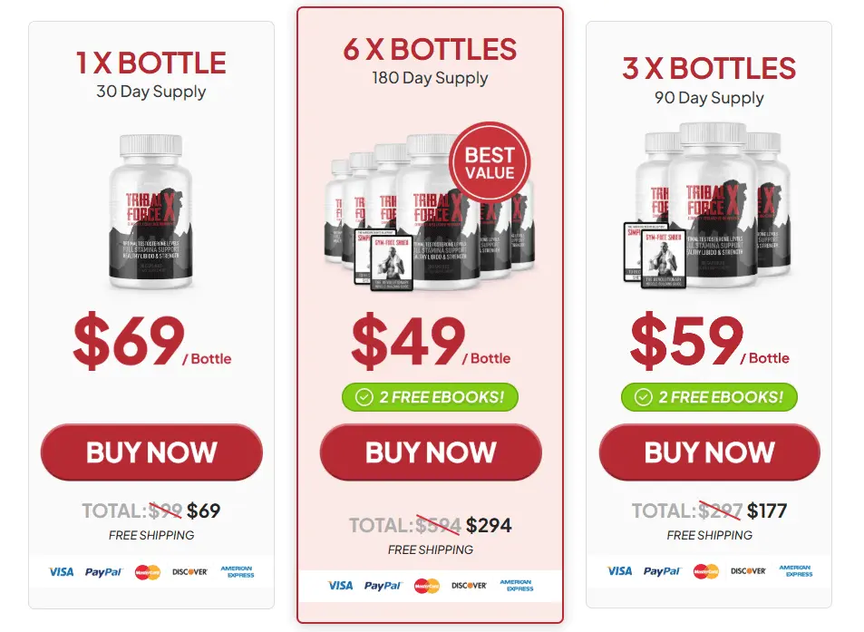 tribal force x order cart